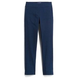 Margaret M | Sylvie Straight Leg Printed Pant | Navy | L